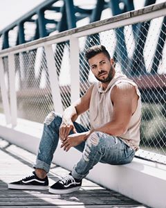 Instagram post by @benjamin_8.8 for Men’s Fashion. Caption reads: The secret of great style is to feel good in what....