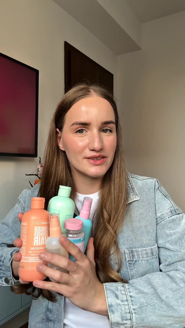 Instagram post by @a.linanicoleta for Hairburst. Caption reads: Oferta este valabila doar pe hairburst.ro si cu....