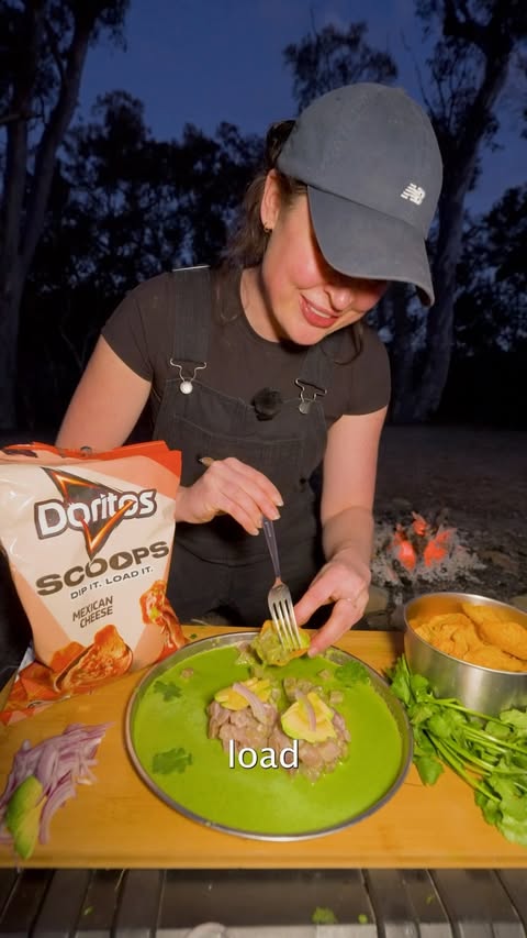 Instagram post by @the.gourmeg for Doritos. Caption reads: [...] and herbs, served it up with the NEW....