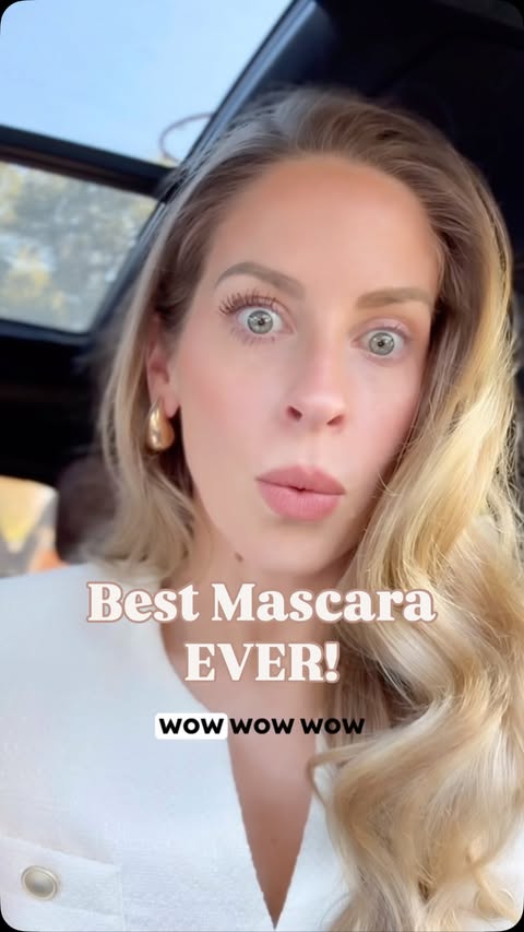 Instagram post by @hannahcrews.blog for Fièra Cosmetics. Caption reads: Brown lashes are IN 🤎 comment “MASCARA” for the....
