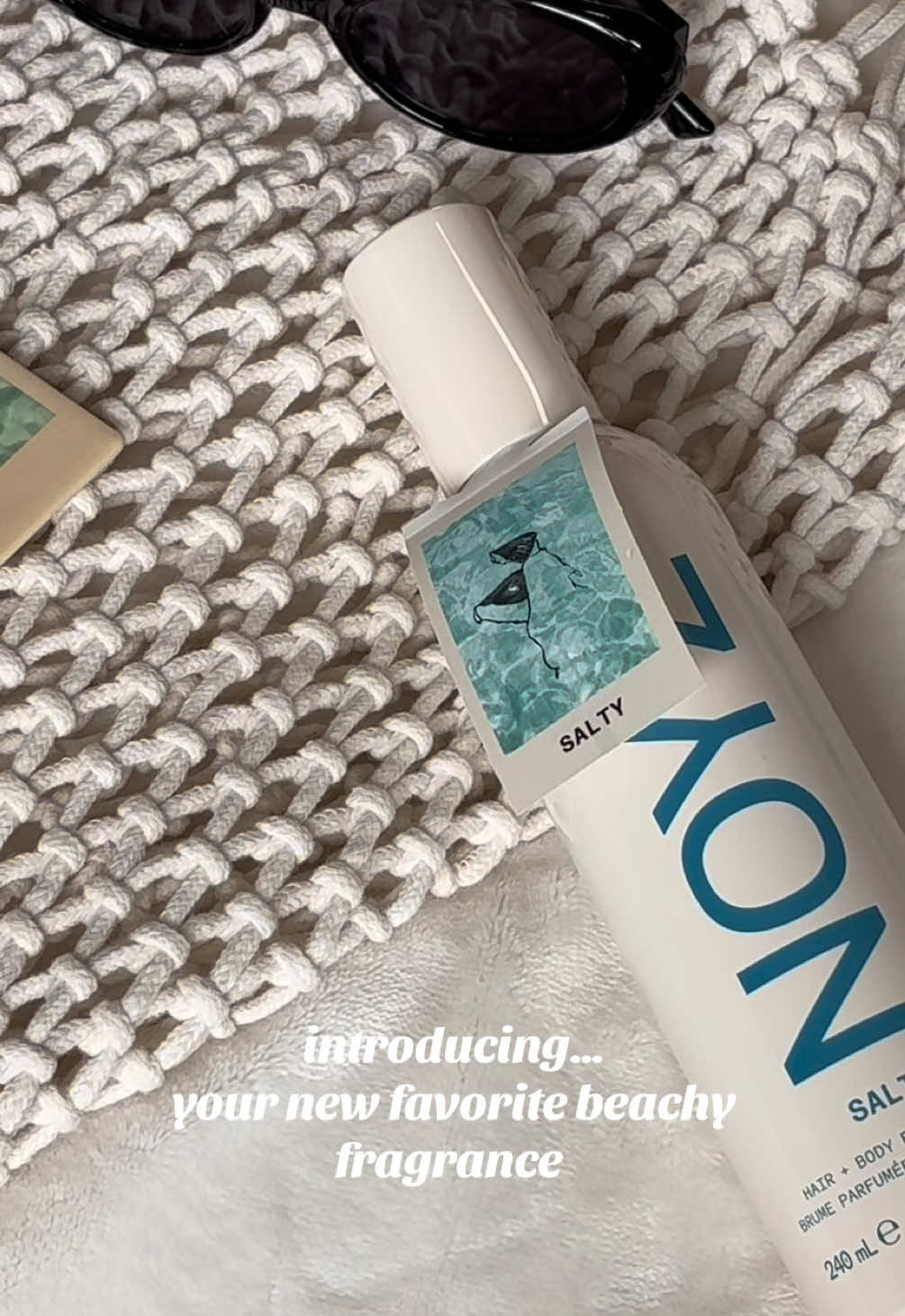 TikTok post by @e.corinne.beauty for NOYZ. Caption reads: [...] @noyzfragrance.