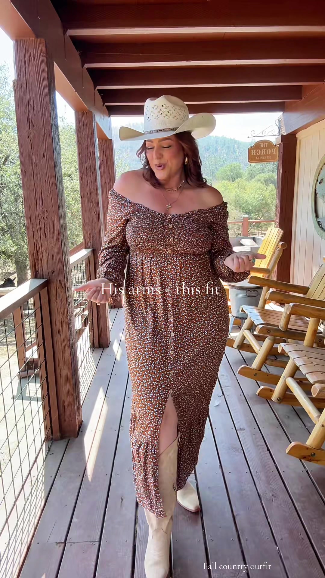 TikTok post by @_.andrea.nicole._ for Dokotoo. Caption reads: [...] dress! Size 9/10 Large 36DD/31w/46h....
