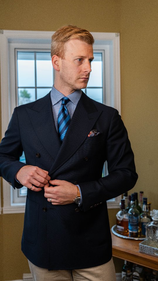 Instagram post by @smalltowndapper for Proper Cloth. Caption reads: A Week of @propercloth summer shirts 

▪️Monday -....