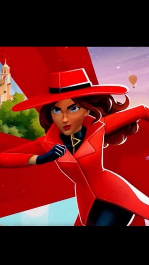 Instagram post by @gameloft for Netflix Family. Caption reads: where in the world will you play?? CARMEN SANDIEGO....