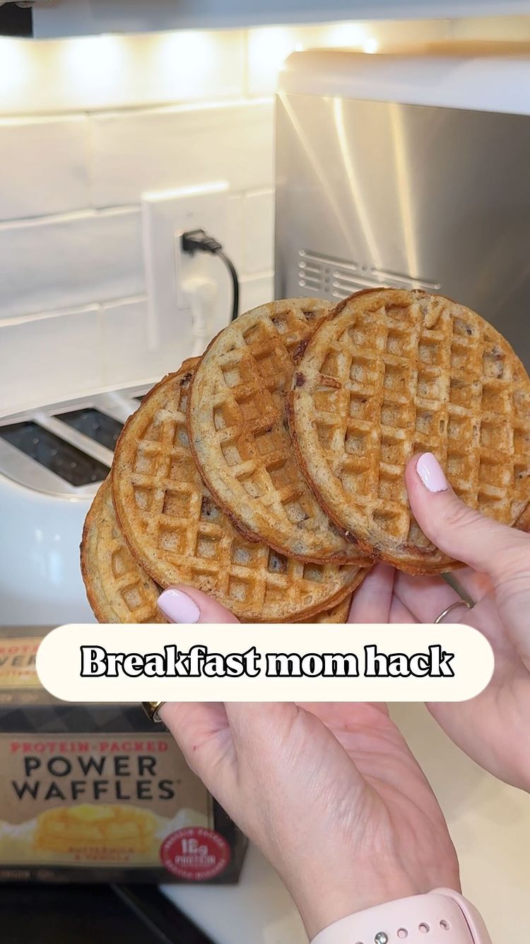 Instagram post by @toribreen for Kodiak Cakes. Caption reads: #ad Make breakfast simple and delicious with....