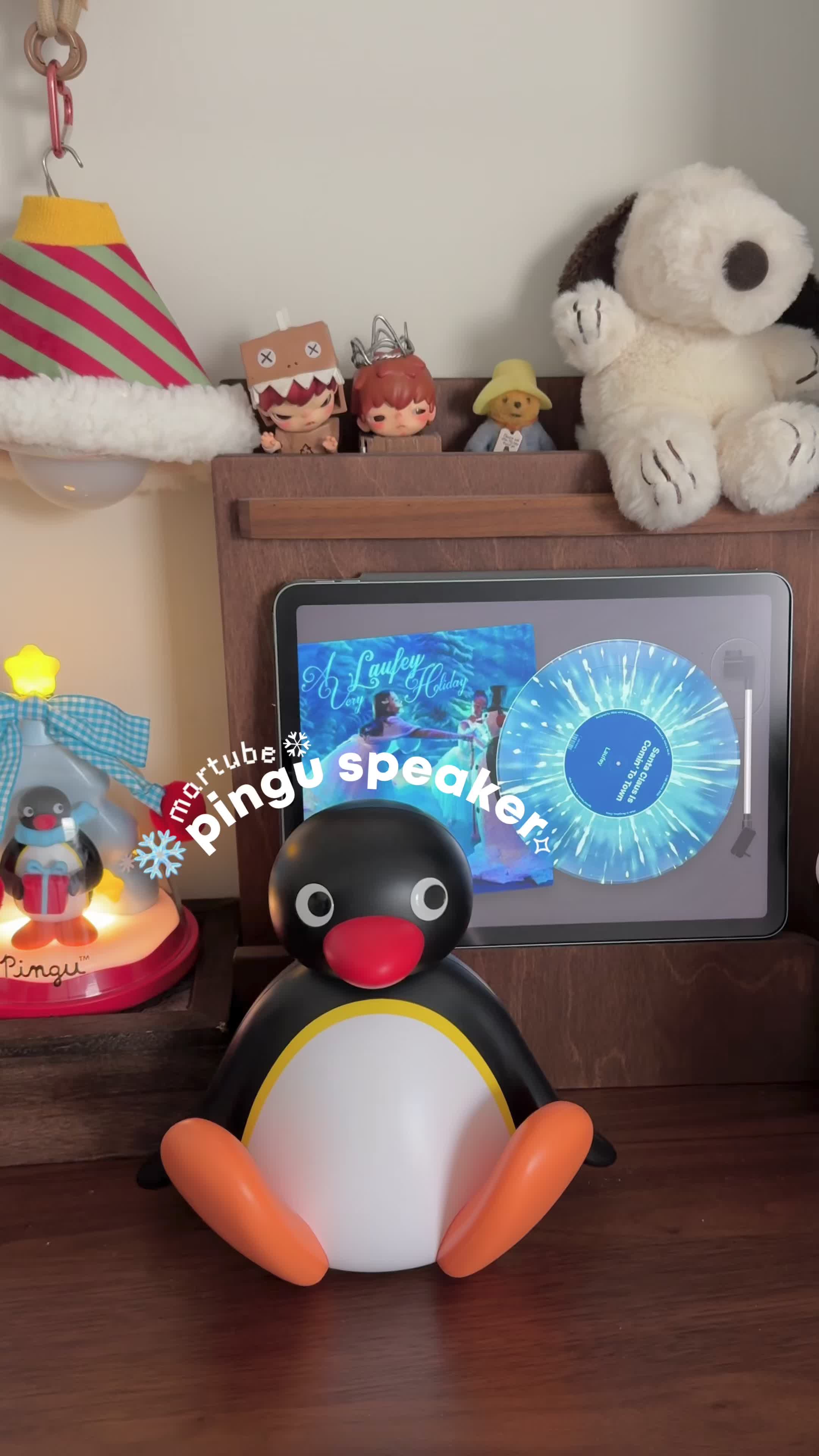 TikTok post by @dimsum_gurl for Martube Gift. Caption reads: it’s the perfect gift for pingu fans 🥺❤️....