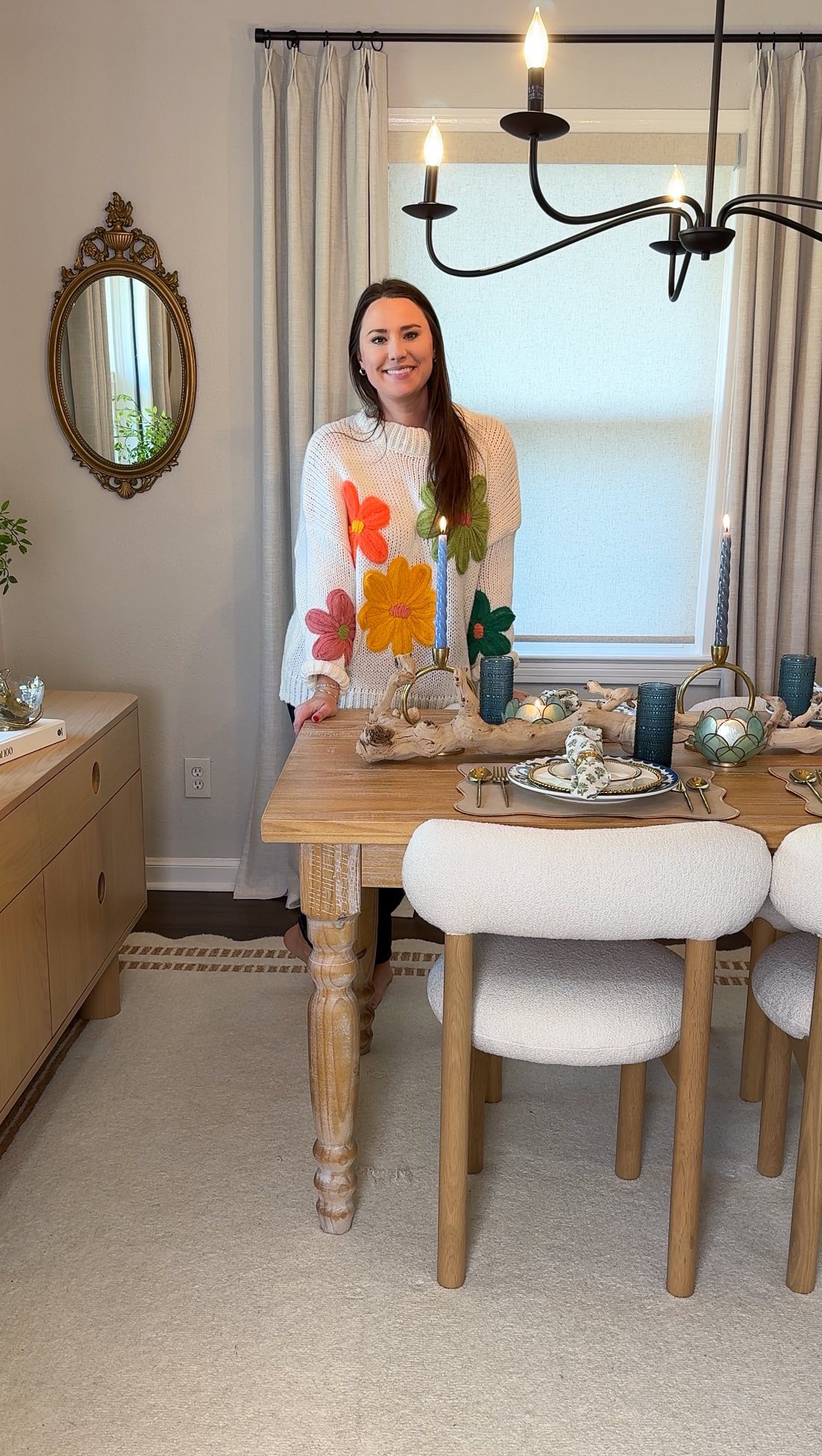 Instagram post by @kenziemariehome for Homegoods. Caption reads: SO excited to be working with @homegoods this....