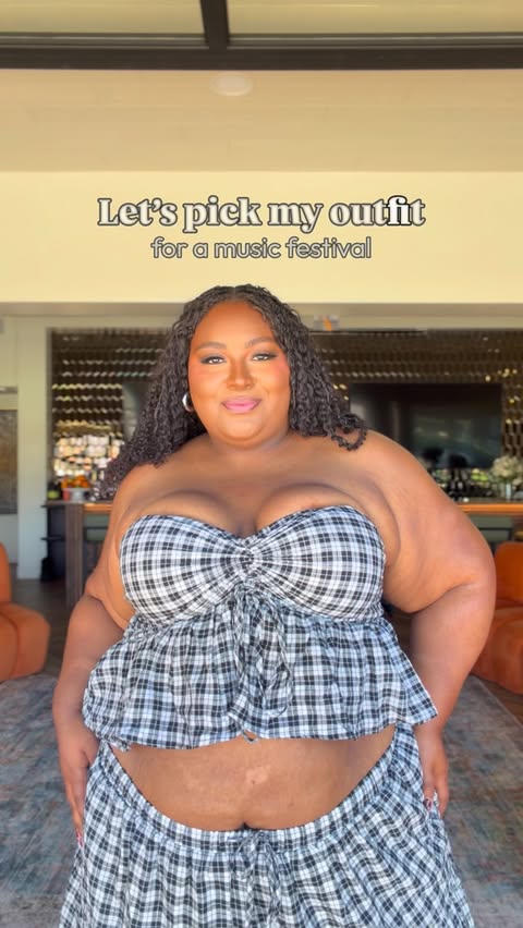 Instagram post by @morgiemone for Torrid. Caption reads: [...] the look details sent to you.✨ Which @torrid....