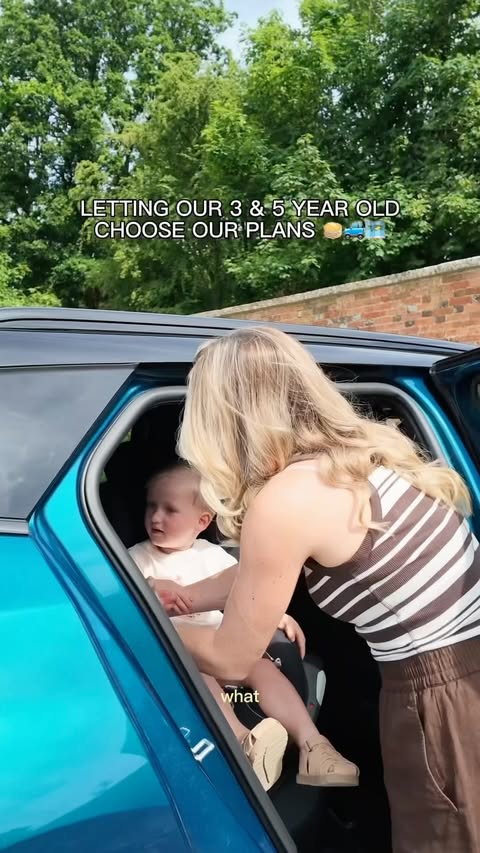 Instagram post by @bethsandland for Peugeot. Caption reads: [...] our kids pick our destination 👀🚙....