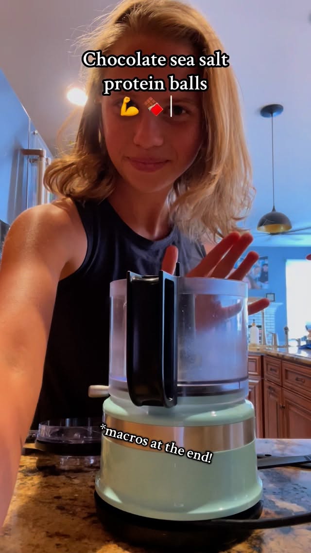 Instagram post by @glutenfreerunner06 for Cheerios. Caption reads: Chocolate sea salt protein balls! These made me so....