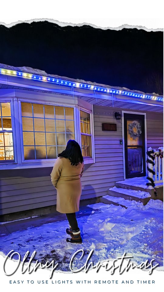 Instagram post by @lexienoelleundem for Ollny. Caption reads: [...] easy way to turn them on or off, these....