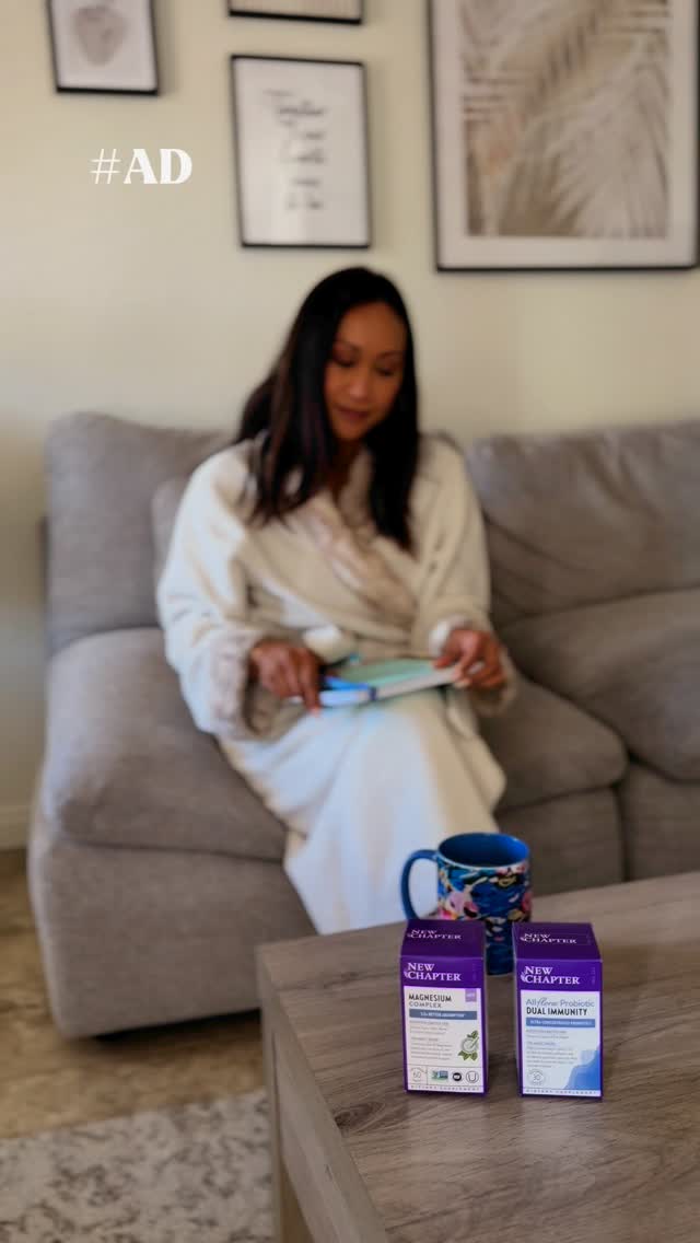 Instagram post by @themelissalifestyle_ for newchapter. Caption reads: #ad Longer days, fuller calendars, and a wellness....
