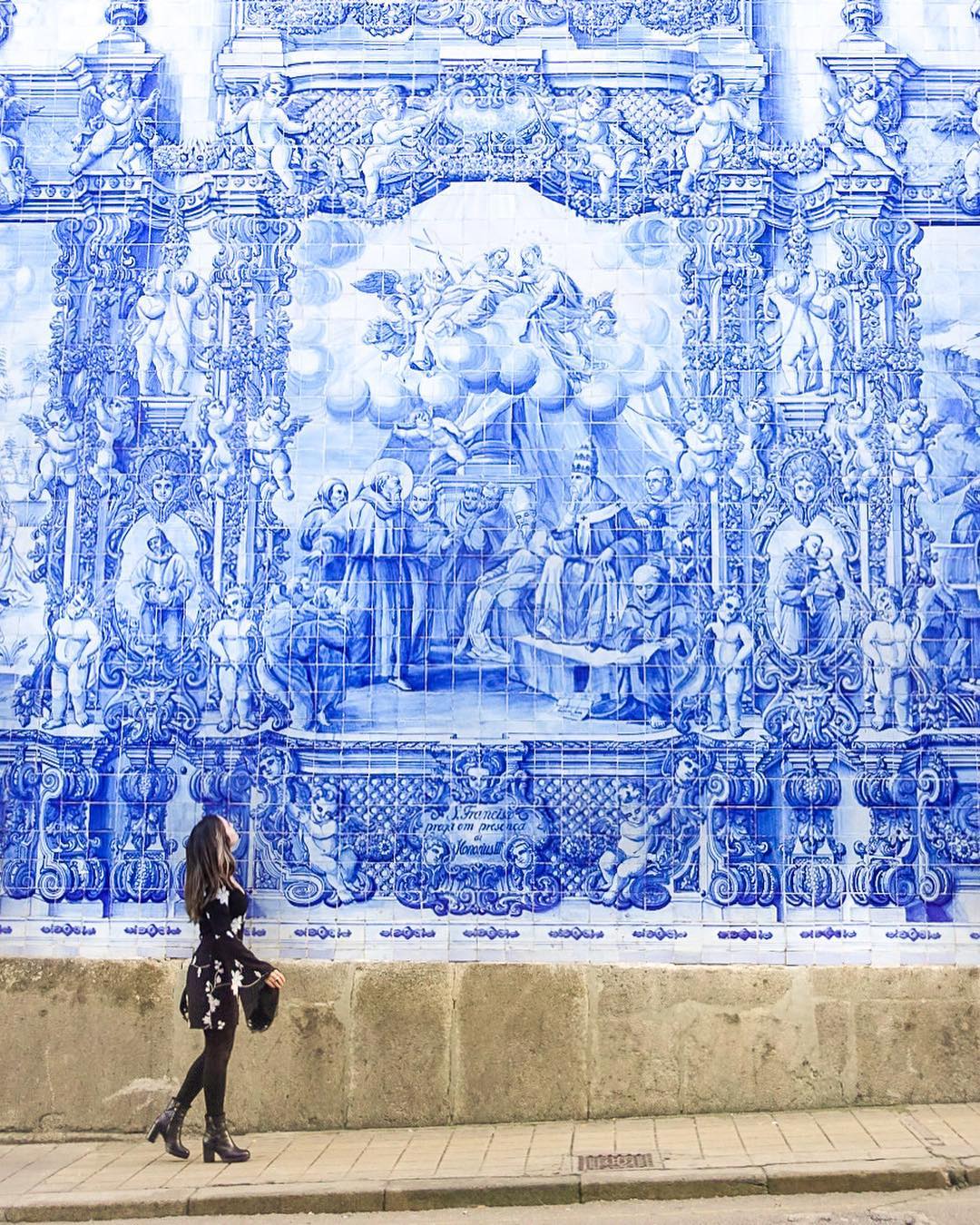 Instagram post by @celinnedacosta for Visitportugal. Caption reads: I didn’t know much about Porto until I traveled....