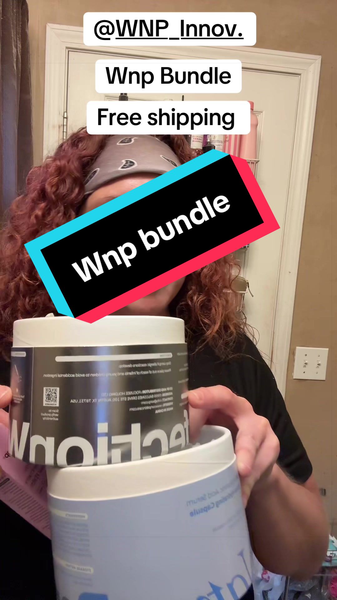 TikTok post by @grandmagrace75 for WNP. Caption reads: #wnp #skincare #antiaging #fyp #tiktokshop [...].