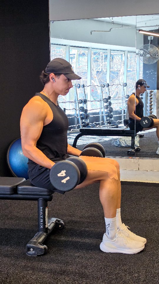 Instagram post by @lifewithtommm for Blackmores. Caption reads: Training hard, recovering harder 🤝....