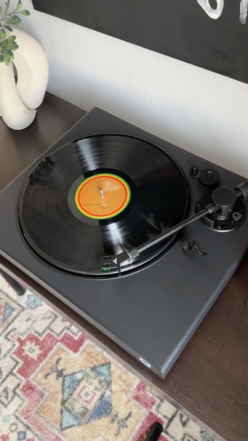 Instagram post by @officialbdubb for Victrola. Caption reads: …But first MUSIC✨🇯🇲 . #GRWM fea. The....