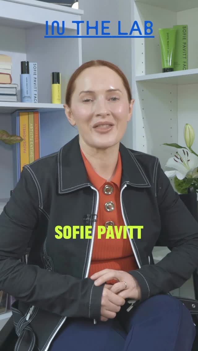 Instagram post by @sofiepavitt for Beautycon. Caption reads: @sofiepavitt’s hot take on retinol has us....