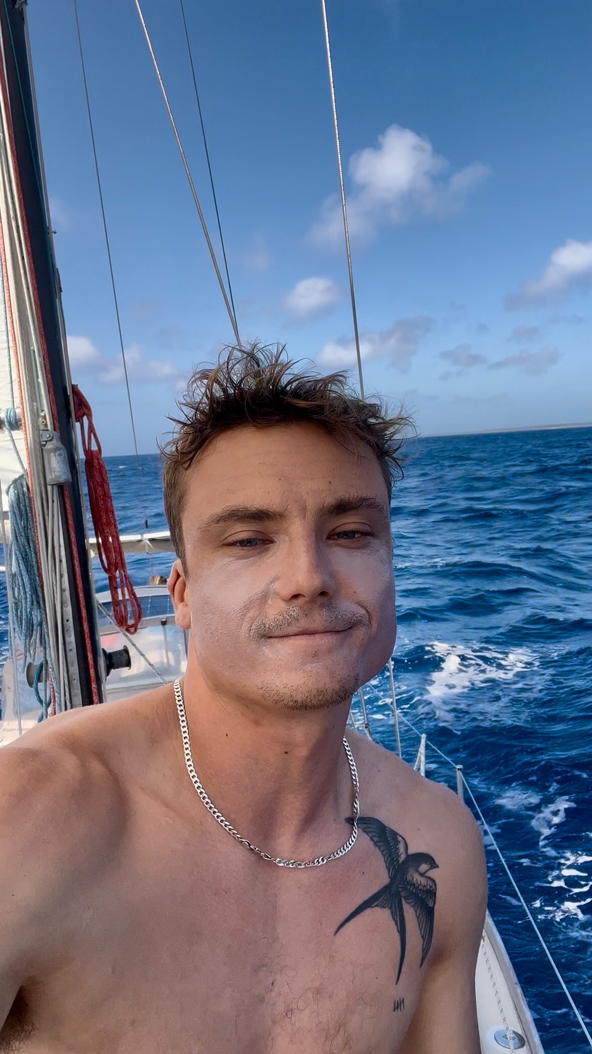 Instagram post by @un.tide for Sun Bum. Caption reads: My scariest sailing experience‼️

Ever since my....