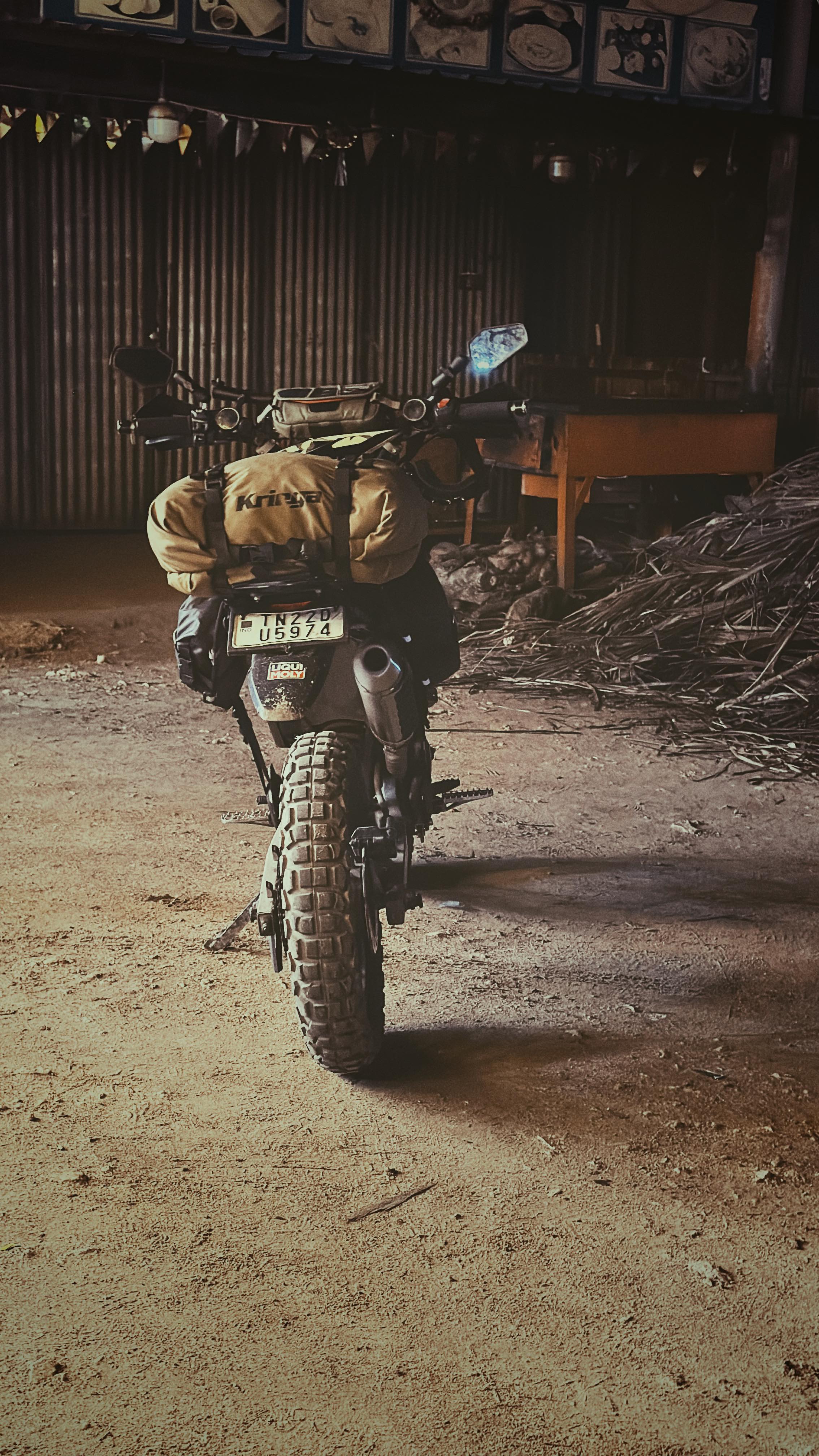 Instagram post by @the_fanatic_rider for Hero MotoCorp. Caption reads: “‘Do not be afraid’ — a reminder written 365 times....