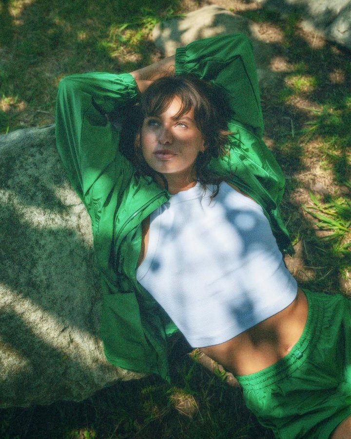 Instagram post by @tringsby for Halfdays. Caption reads: Wearing @halfdays for all of life’s adventures 🌄.