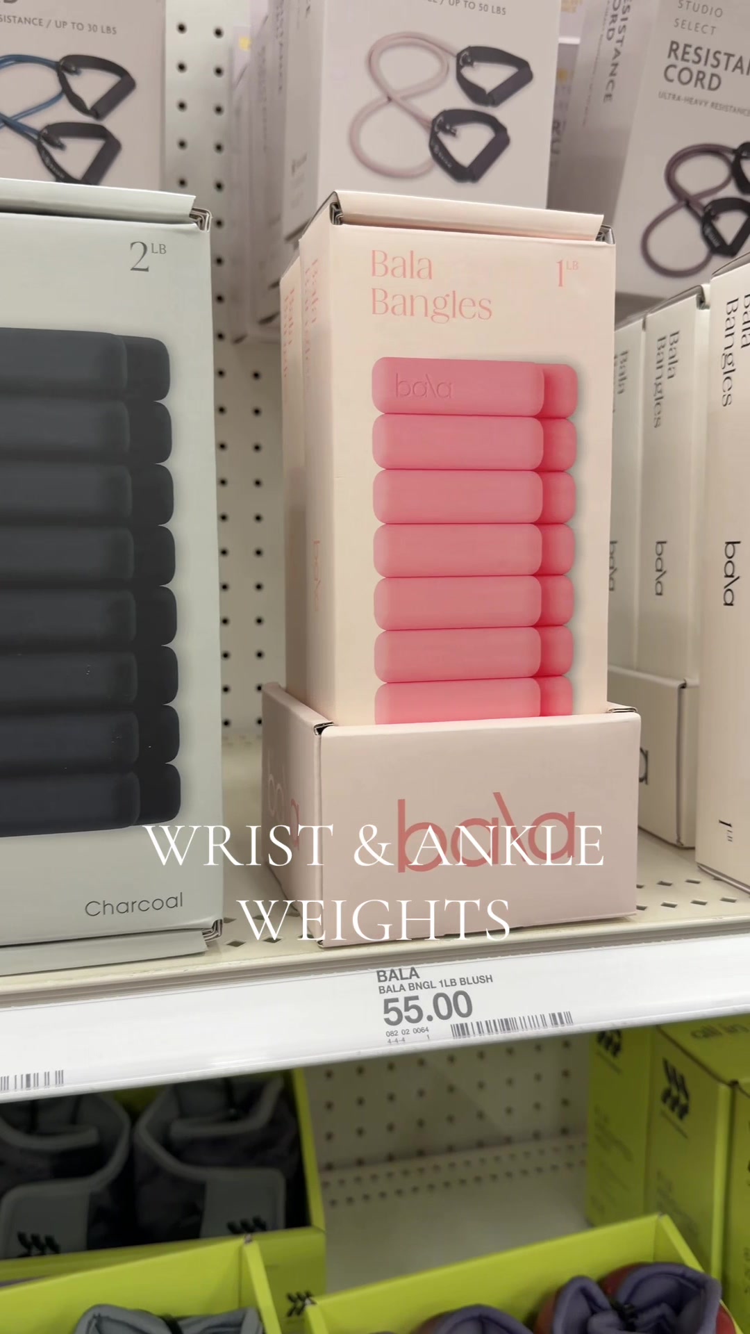 TikTok post by @lewisjasmin_ for Bala. Caption reads: [...] these while on my walking pad. @target @BALA....