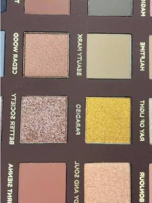 TikTok post by @immeemyy for NABLA Cosmetics. Caption reads: @NABLA Cosmetics #sidebyside#nudepalette#sc [...].