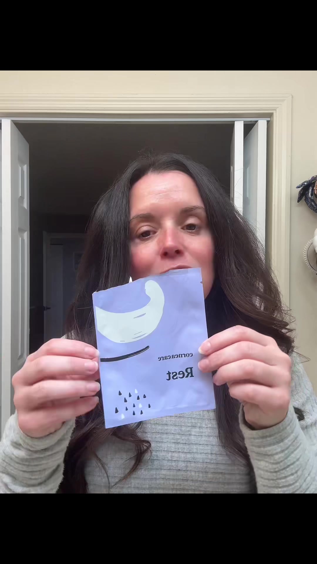 TikTok post by @tiff_blackburn for CorneaCare. Caption reads: [...] off. Sleepy skin. Sleepy girl. @EADEM....