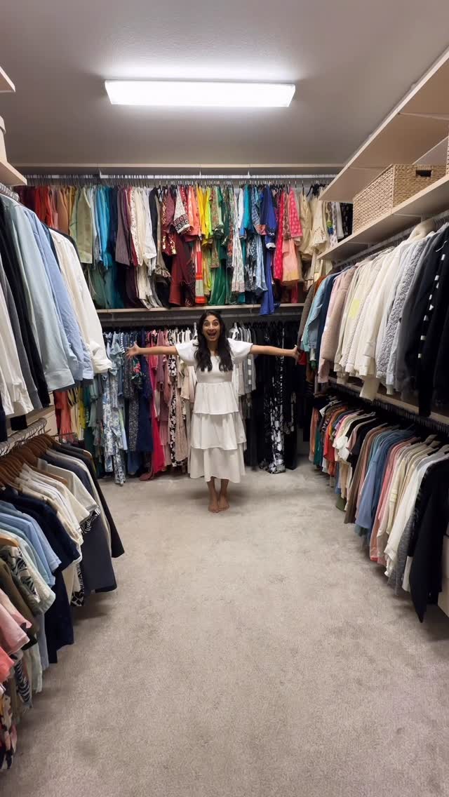 Instagram post by @journeywithdrish for The Container Store. Caption reads: When we used the @thecontainerstore Elfa system in....