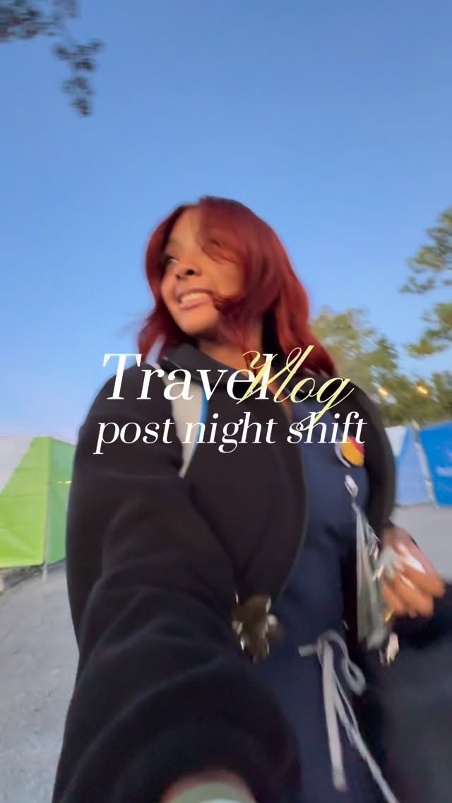 Instagram post by @nursenasia for Indeed. Caption reads: [...] to nyc with me for a brand trip....