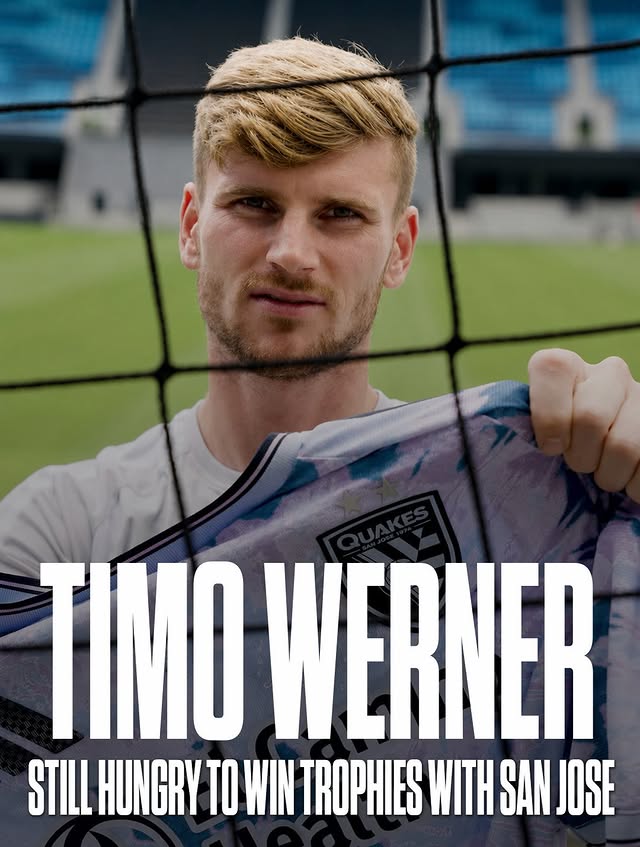 Instagram post by @timowerner for Apple TV. Caption reads: [...] tomorrow, and every MLS match, all on Apple....