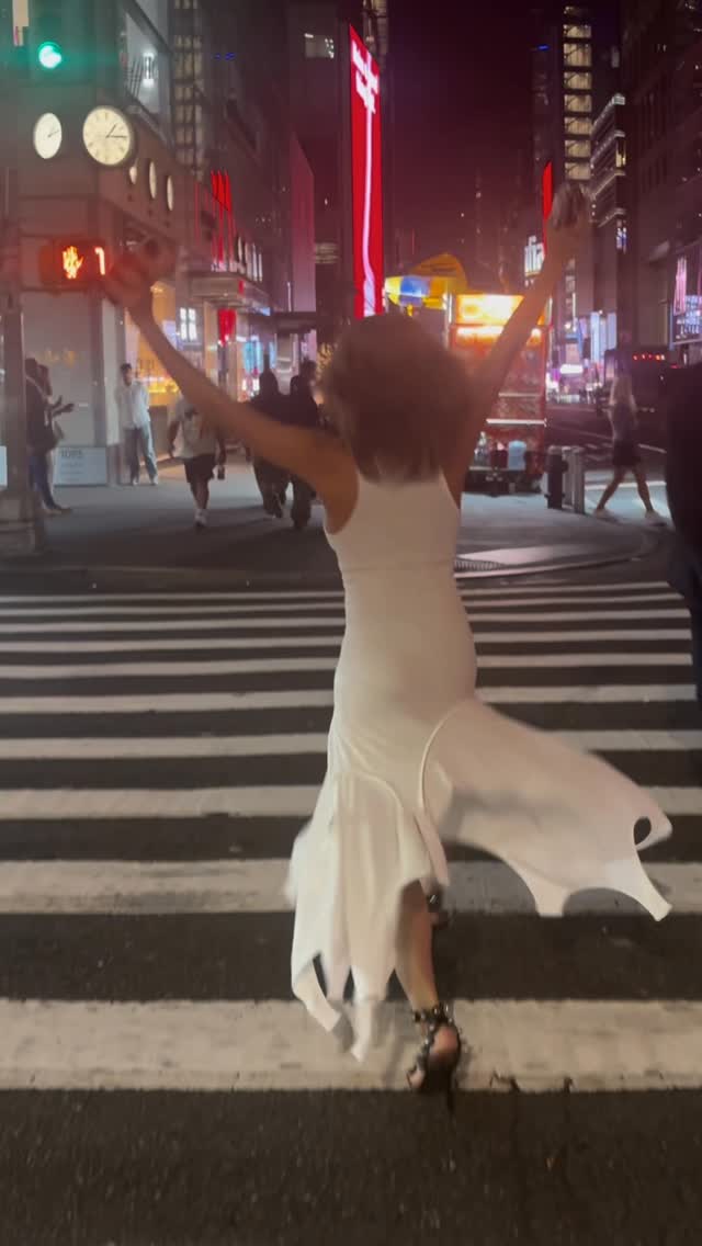 Instagram post by @kittieyiyi for alexanderwang. Caption reads: Serving sharp cuts & pure matriarch energy ✂️ ✨....