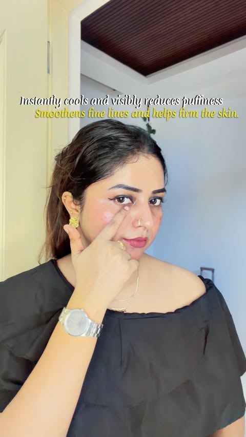 Instagram post by @anjana_shivaofficial for DERMDOC. Caption reads: Comment “GEL” for the link🔗 . @dermdoc_by_purplle....
