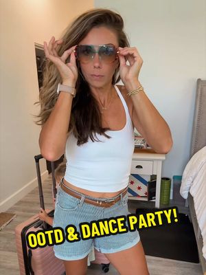 TikTok post by @heathermariefurr for Turandoss Jewelry. Caption reads: Love this outfit. Dolled it up with some makeup....