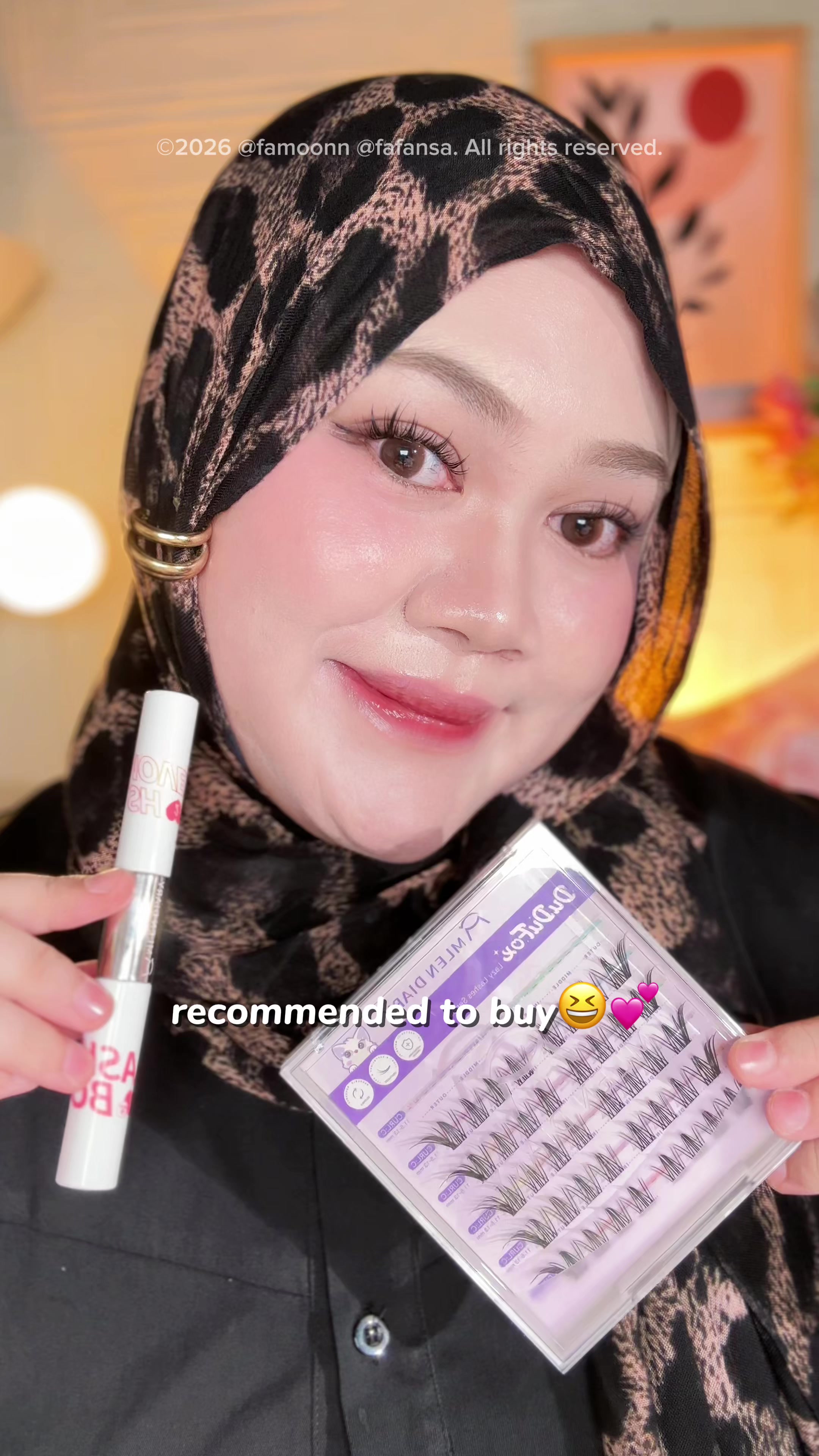TikTok post by @famoonn for MlenDiaryID. Caption reads: [...] punya ujung-ujungnya balik lagi ke....