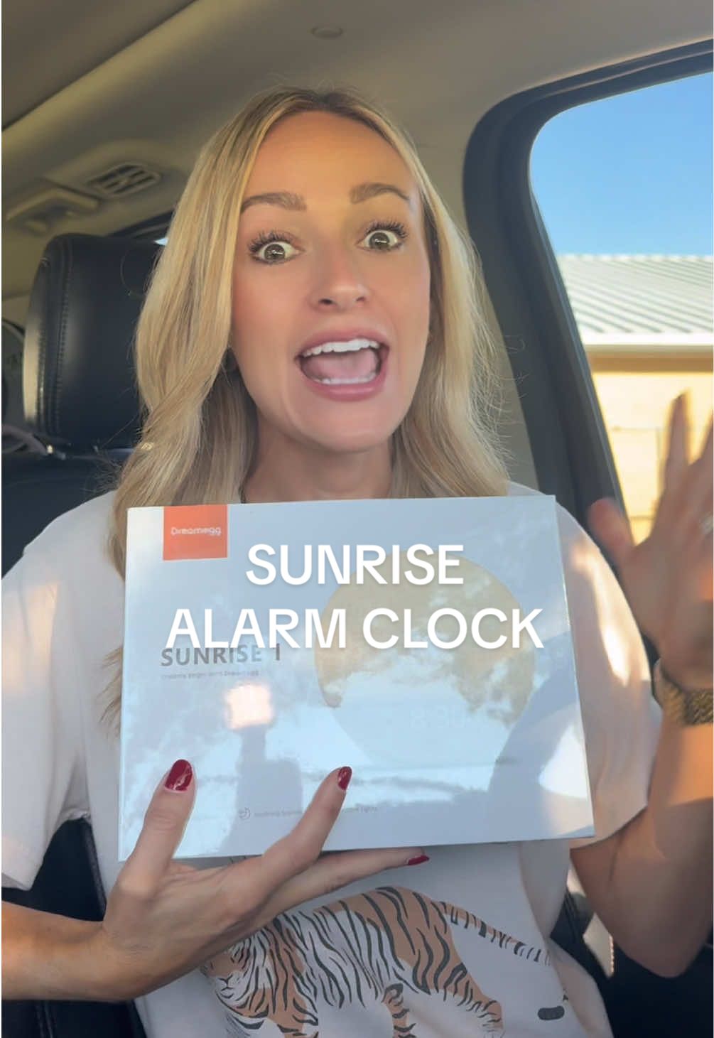 TikTok post by @bmtaylor0110 for Dreamegg. Caption reads: [...] #morningperson #wakeup #soundmachine....