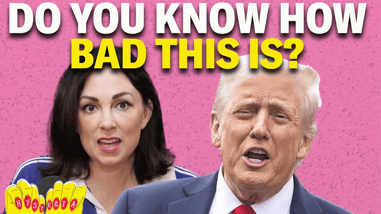 YouTube post by @hysteriapodcast for Article. Caption reads: Trump & Republicans’ Government Shutdown Will Make....