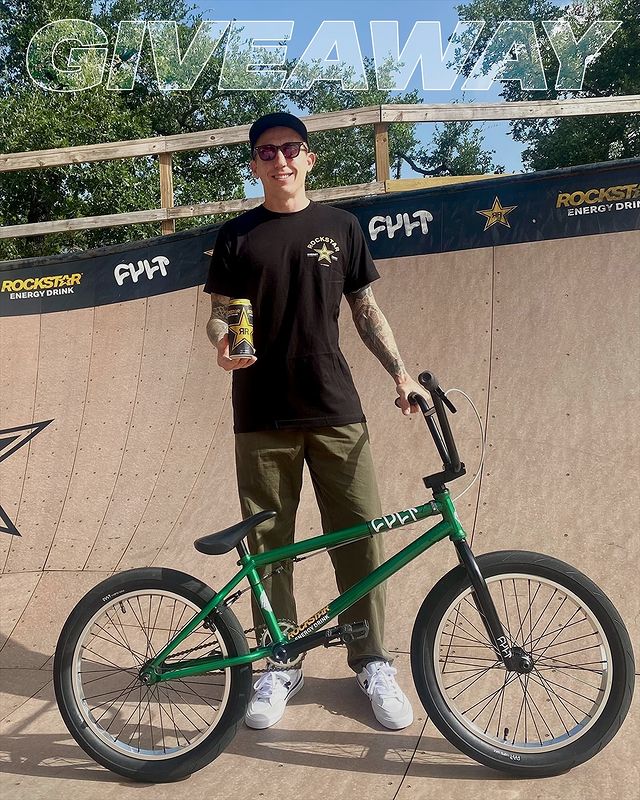 Instagram post by @chasehawk for Rockstar Energy. Caption reads: UPDATE - GIVEAWAY HAS CLOSED

‼️Giveaway ‼️We’re....