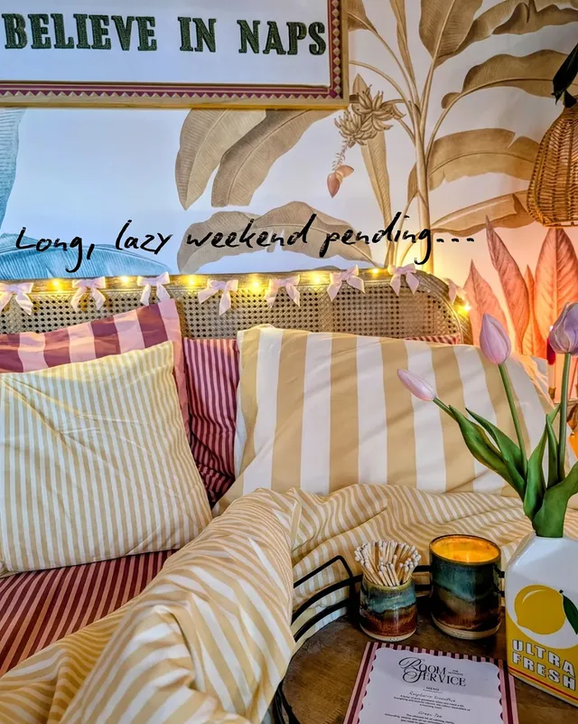 Instagram post by @thatruralhome for furn.. Caption reads: [...] The Ultimate Stripe 😍 Introducing....