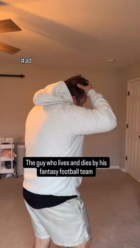 Instagram post by @taylortijerina for Xfinity. Caption reads: #XfinityPartner dude it’s just fantasy football....