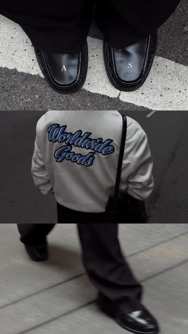 Instagram post by @jadamgr for Shopbop. Caption reads: [...] with my new @acnestudios loafers from....