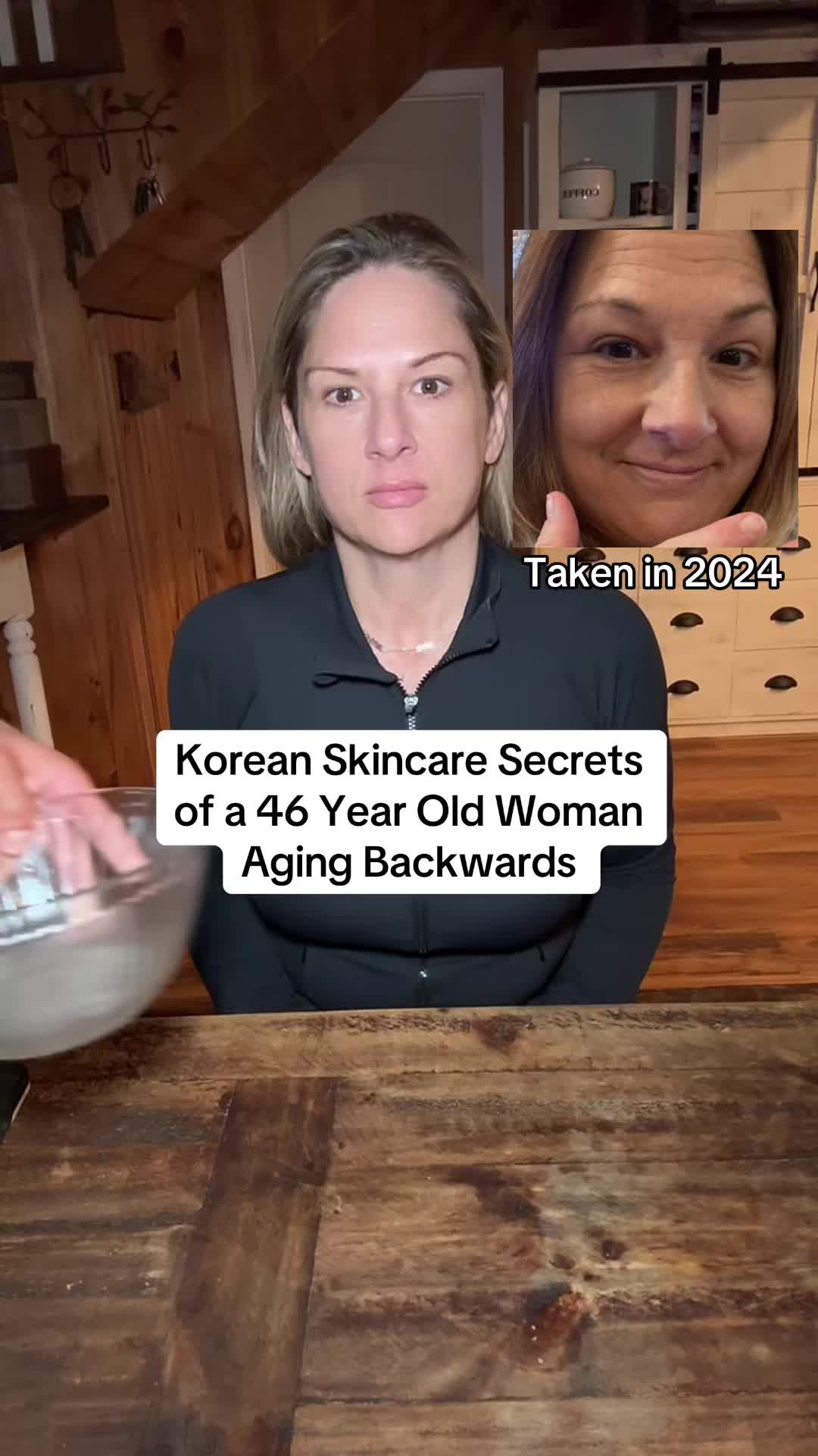 TikTok post by @lotuswellness8 for Akasha Superfoods. Caption reads: [...] #skincaretip #acne #toptierapril @Akasha....