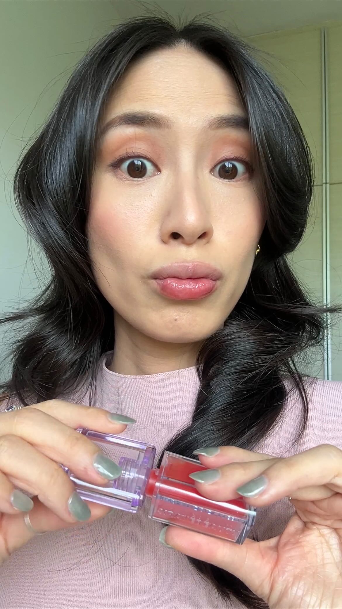 Instagram post by @bernadettebelle for KraveBeauty. Caption reads: • Sustainable AND supple? Yes please! 🙋🏻‍♀️ 4....