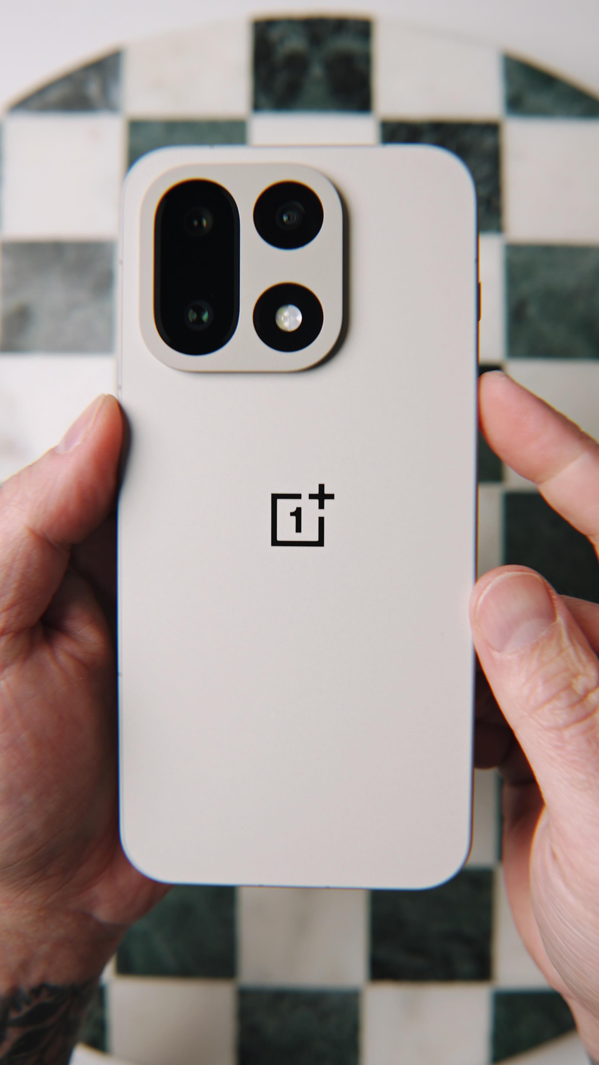 Instagram post by @jonathanjcasey for OnePlus. Caption reads: The @oneplus_usa 15 nails the essentials: flagship....