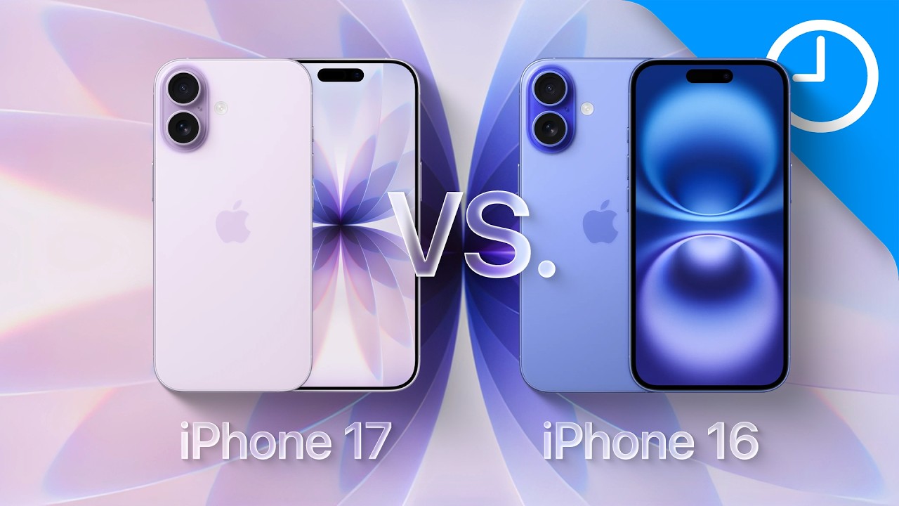 YouTube post by @9to5Mac for KUXIU. Caption reads: The iPhone 17 Everyone Should Buy (Don’t Waste....