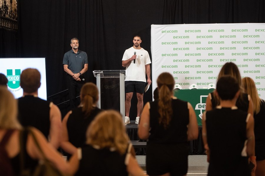 Instagram post by @mandrews for Dexcom. Caption reads: [...] proud to honor World Diabetes Day with....