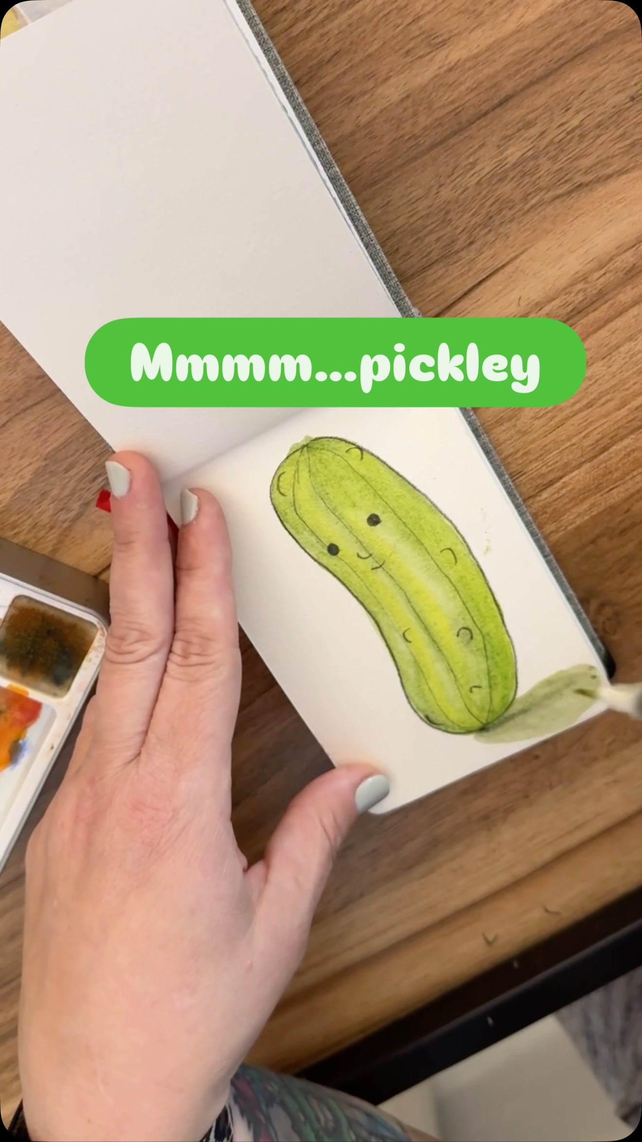 Instagram post by @craftyiscool for Knit Picks. Caption reads: It’s the Great Pickle, Charlie Brown! …is that....