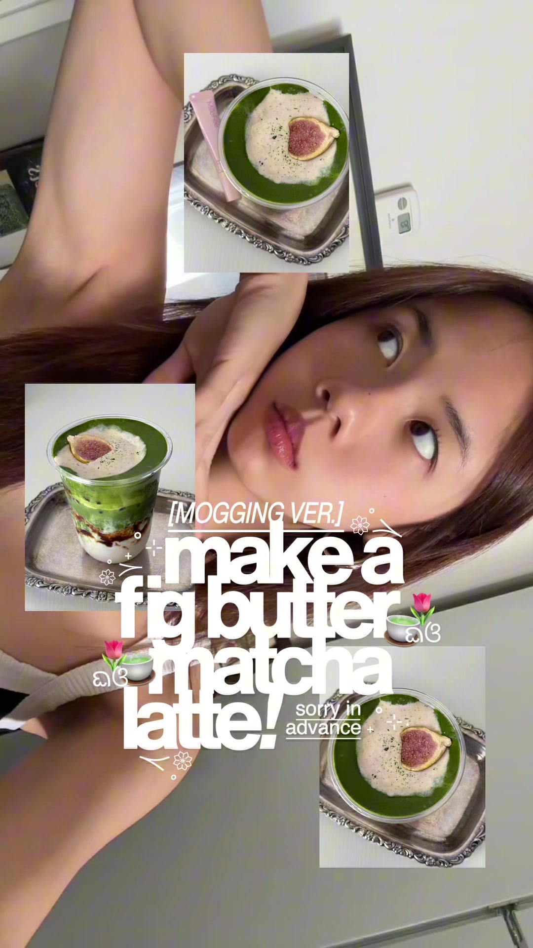 TikTok post by @asliceofsophie for Trader Joe's. Caption reads: [...] uji — linked in my shopmy! @Trader Joe's fig....
