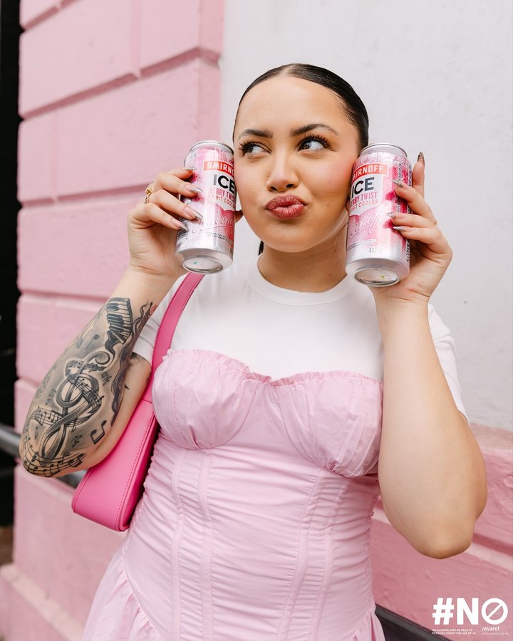 Instagram post by @neevan_ferris for Smirnoff. Caption reads: Culture isn’t a trend, it’s our way of life - Full....