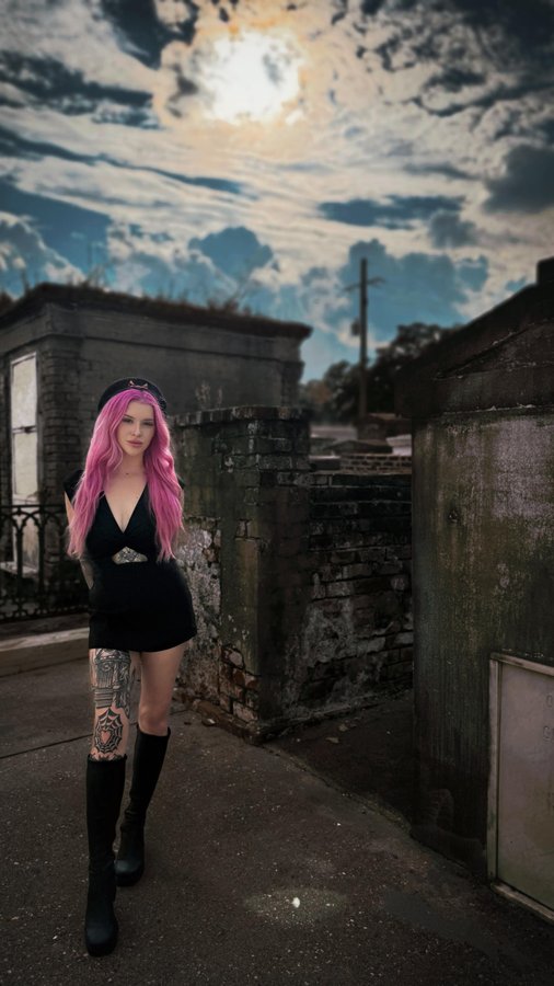 Instagram post by @witchvoid for Visit New Orleans. Caption reads: Your perfect spooky New Orleans trip itinerary—....