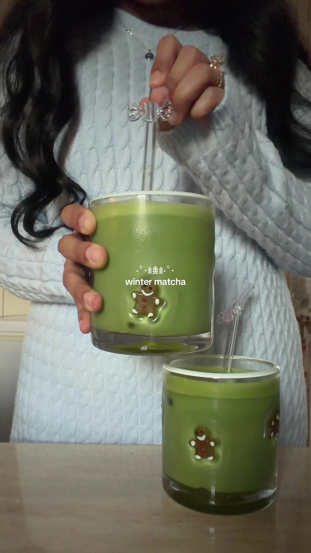 TikTok post by @ingyymtz for Chazoku. Caption reads: ⋆꙳•̩̩͙❅*̩̩͙‧͙ my dog wanted some matcha too....